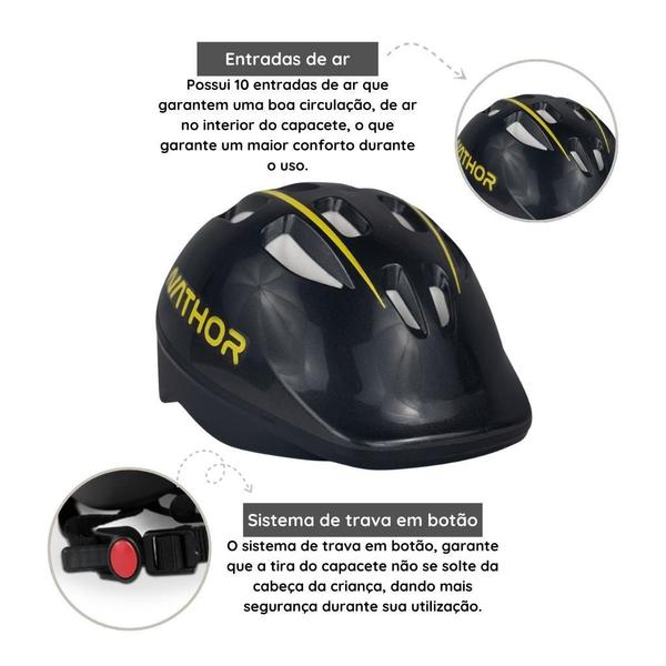 Imagem de Bicicleta Infantil Aro 12 Com Rodinhas Power Rex E Capacete