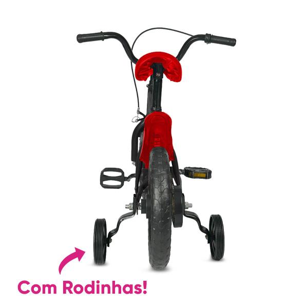 Imagem de Bicicleta Infantil Aro 12 Conect Brinq Rodinhas De Apoio Brinquedo