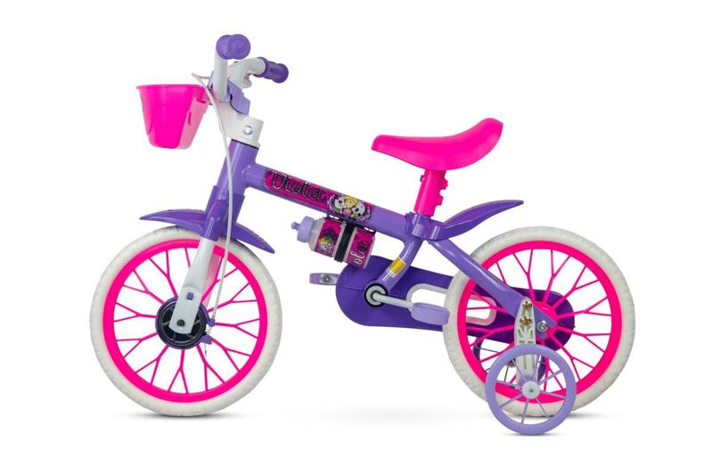 Imagem de Bicicleta Infantil Aro 12 Criança Rodinhas Unissex Nathor