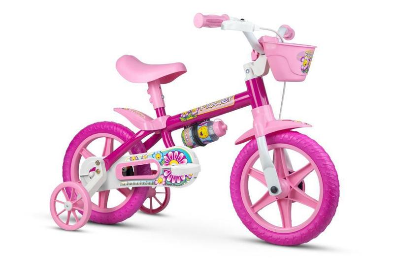 Imagem de Bicicleta Infantil Aro 12 Flower - Nathor