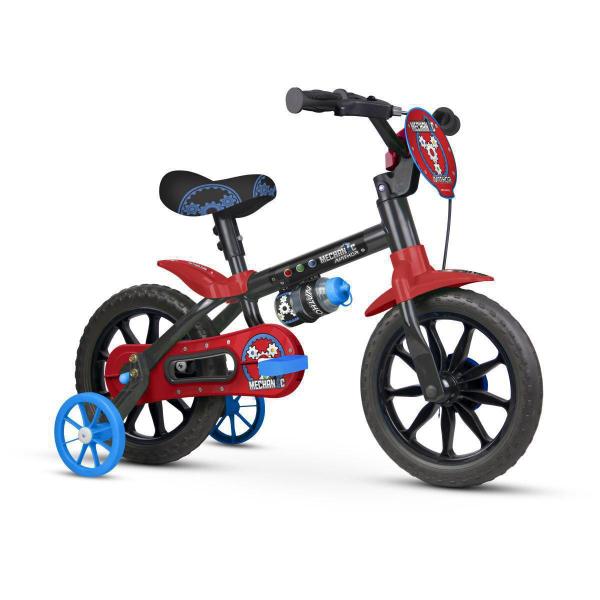 Imagem de Bicicleta Infantil Aro 12 Mechanic Banco Macio Nathor 047