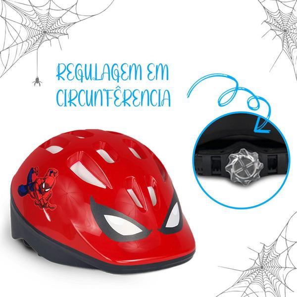 Imagem de Bicicleta Infantil Aro 12 Mechanic e Capacete Spider-Man