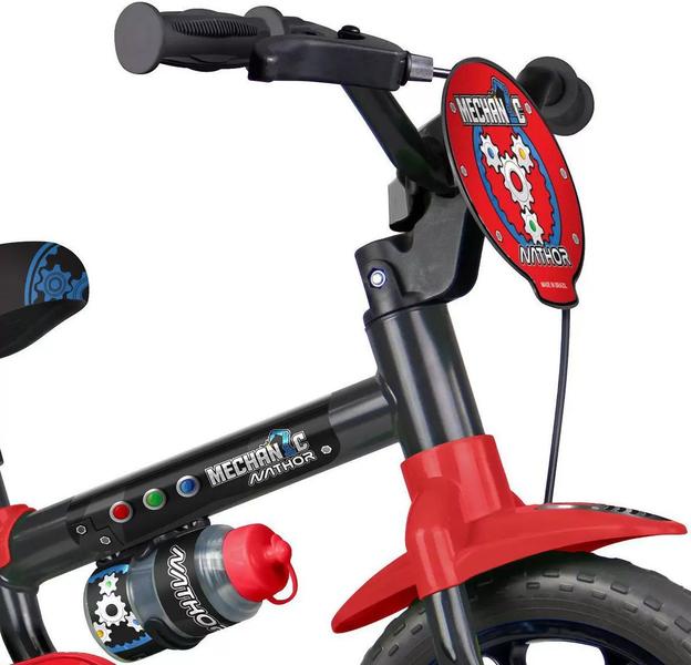 Imagem de Bicicleta Infantil Aro 12 Mechanic Nathor Com Rodinhas