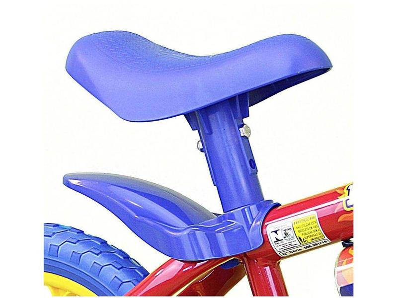 Imagem de Bicicleta Infantil Aro 12 Nathor Fireman - Vermelha com Rodinhas