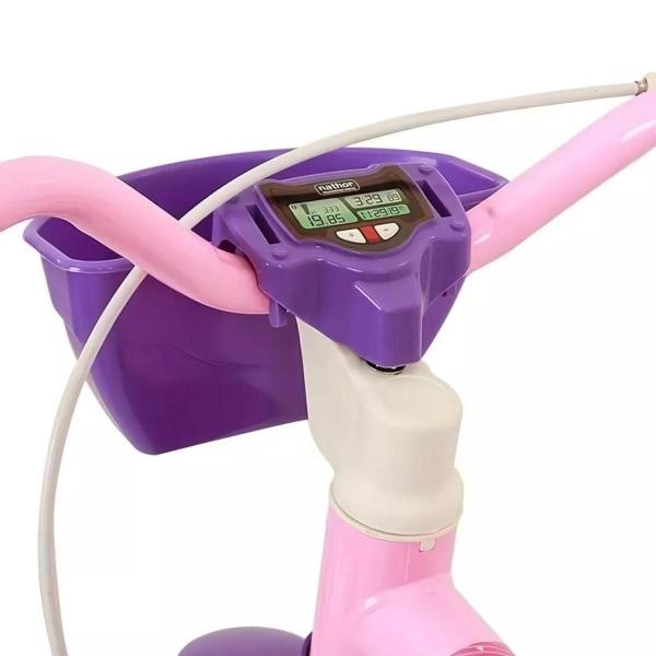 Imagem de Bicicleta Infantil Aro 12 Nathor Menina Cor Rosa/Violeta