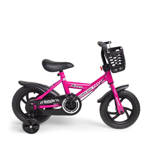 Imagem de Bicicleta Infantil Aro 12 Speedy com Rodinhas Removíveis Cestinha Rosa - Baby Style