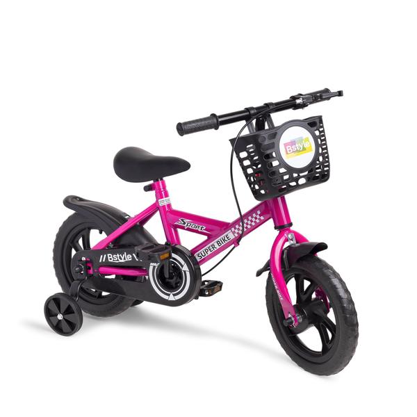 Imagem de Bicicleta Infantil Aro 12 Speedy com Rodinhas Removíveis Cestinha Rosa - Baby Style