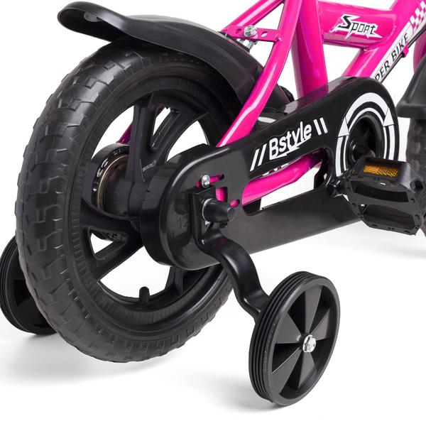 Imagem de Bicicleta Infantil Aro 12 Speedy com Rodinhas Removíveis Cestinha Rosa - Baby Style