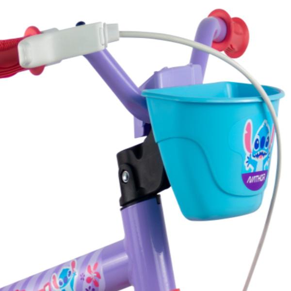 Imagem de Bicicleta Infantil Aro 12 Stitch Nathor Indicado C/ Capacete