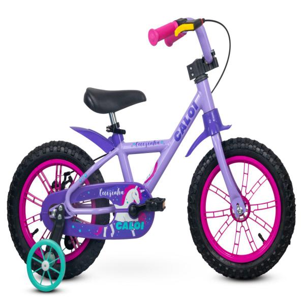 Imagem de Bicicleta Infantil Aro 14 Cecizinha Caloi C/ Rodinha Nathor