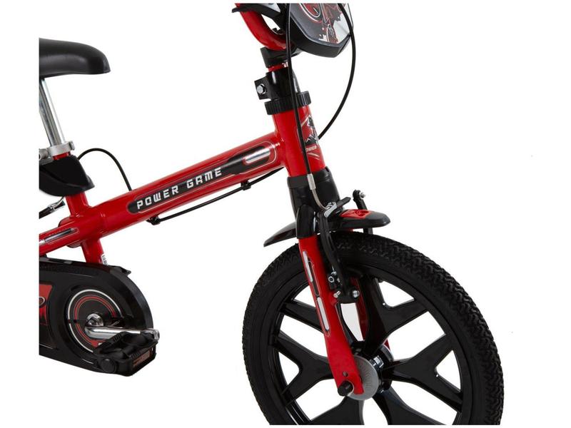 Imagem de Bicicleta Infantil Aro 16 Bandeirantes Power Game - com Rodinhas