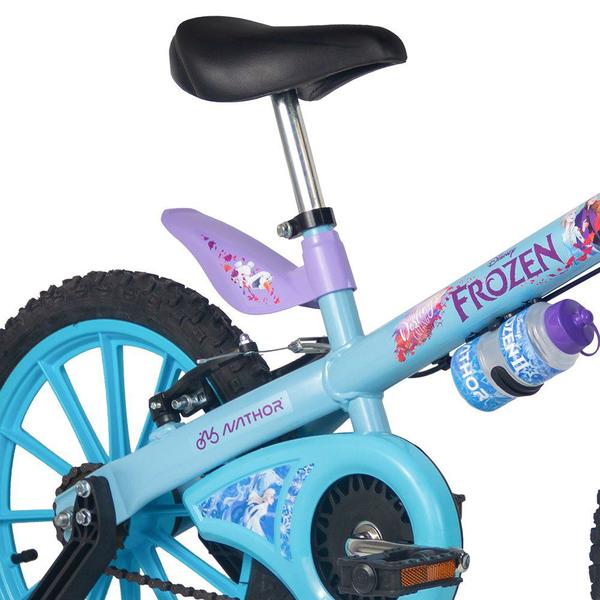 Imagem de Bicicleta Infantil Aro 16 Com Rodinhas Frozen - Nathor