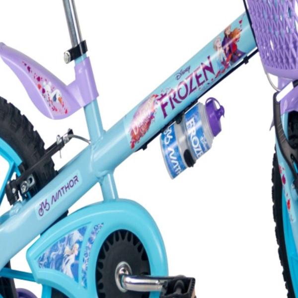 Imagem de Bicicleta Infantil Aro 16 Disney Frozen Com Rodinha Capacete