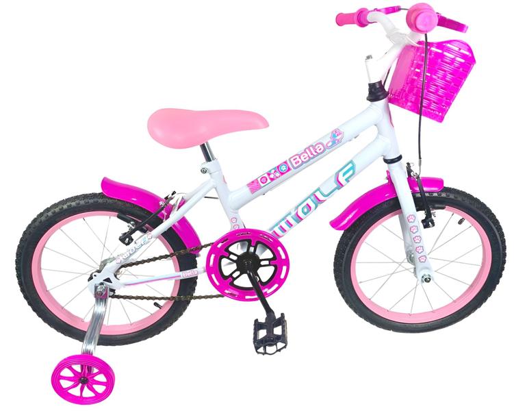 Imagem de Bicicleta Infantil Aro 16 Feminina - Wolf Bike