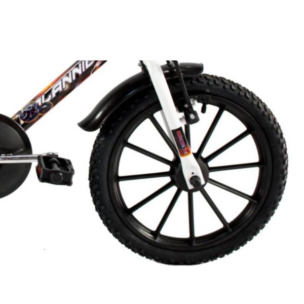 Imagem de Bicicleta Infantil Aro 16 Kids cor Preto com Branco