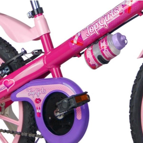 Imagem de Bicicleta Infantil Aro 16 Meninas Rodas Treinamento Nathor