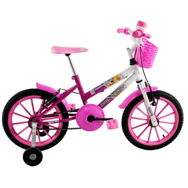 Imagem de Bicicleta Infantil Aro 16 Milla com Cestinha cor Pink