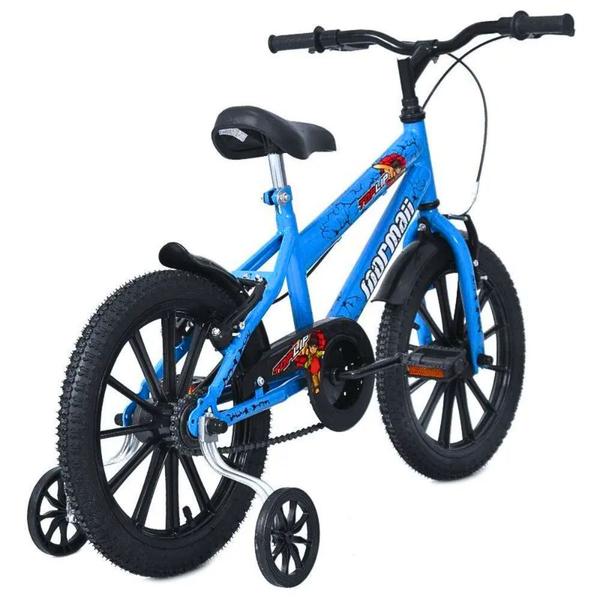 Imagem de Bicicleta Infantil Aro 16 Mormaii Azul Top Lip com rodinhas