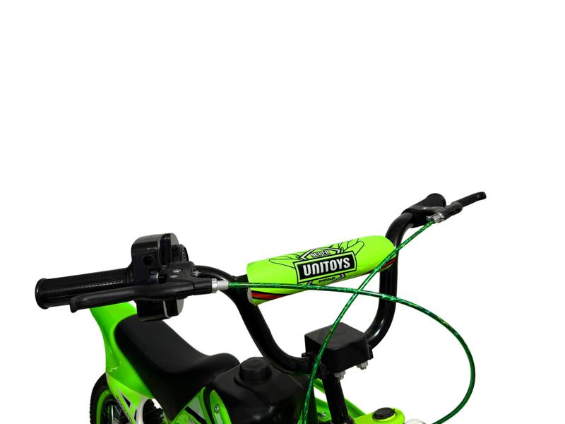 Imagem de Bicicleta Infantil Aro 16 Moto Bike C/ Rodinha Menino