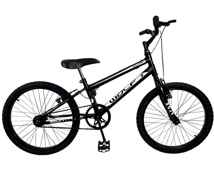 Imagem de Bicicleta Infantil Aro 20 5 a 8 anos + Rodinha Lateral  - WOLF BIKE