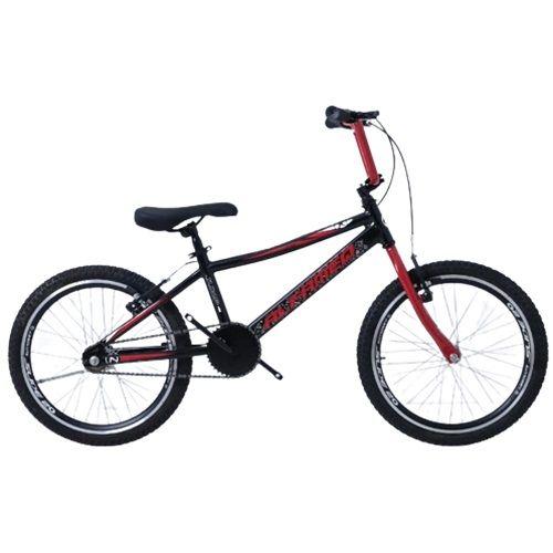 Imagem de Bicicleta  Infantil Aro 20 Alfameq Jump Freestyle Cross Preto com Vermelho