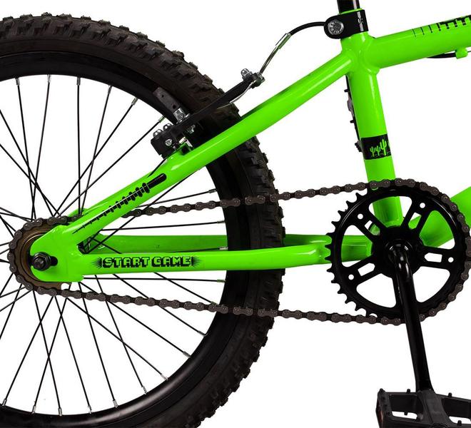 Imagem de Bicicleta Infantil Aro 20 Bmx Freio V-Brake Verde e Preto Gottbike