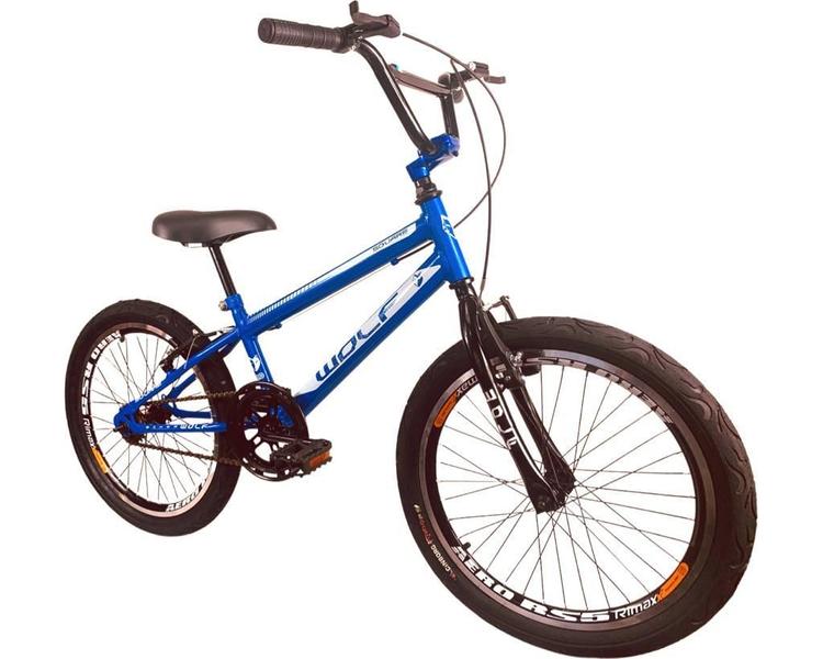 Imagem de Bicicleta infantil aro 20 CROSS BMX + RODINHA LATERAL - WOLF BIKE