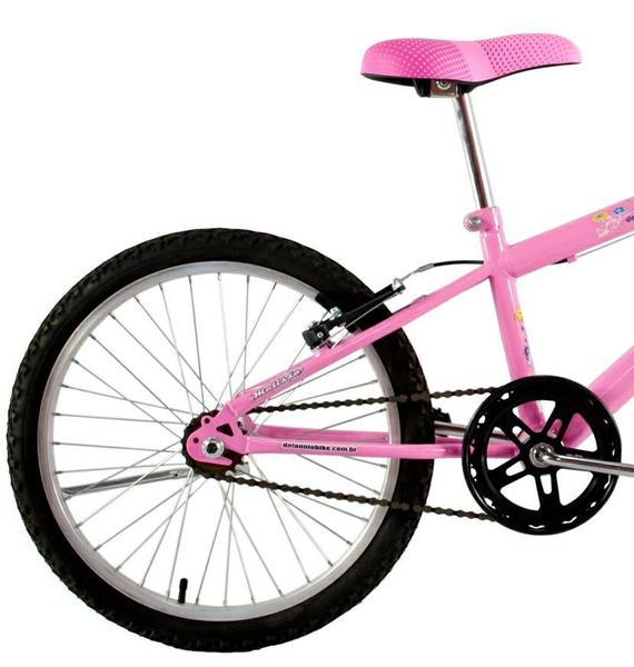 Imagem de Bicicleta Infantil Aro 20 + Rodinha Feminina Passeio