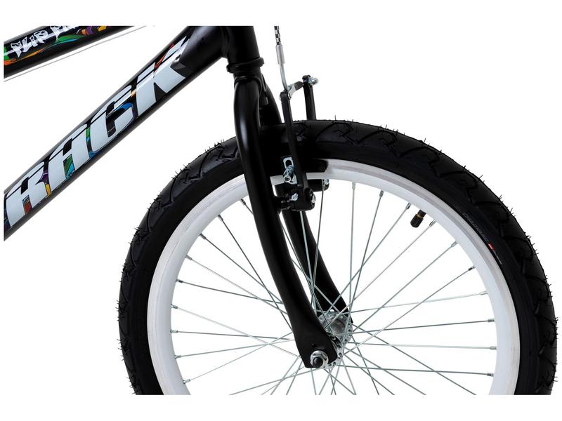 Imagem de Bicicleta Infantil Aro 20 TK3 Flip Fire Preto com Banco de Mobilete Freio V-Brake