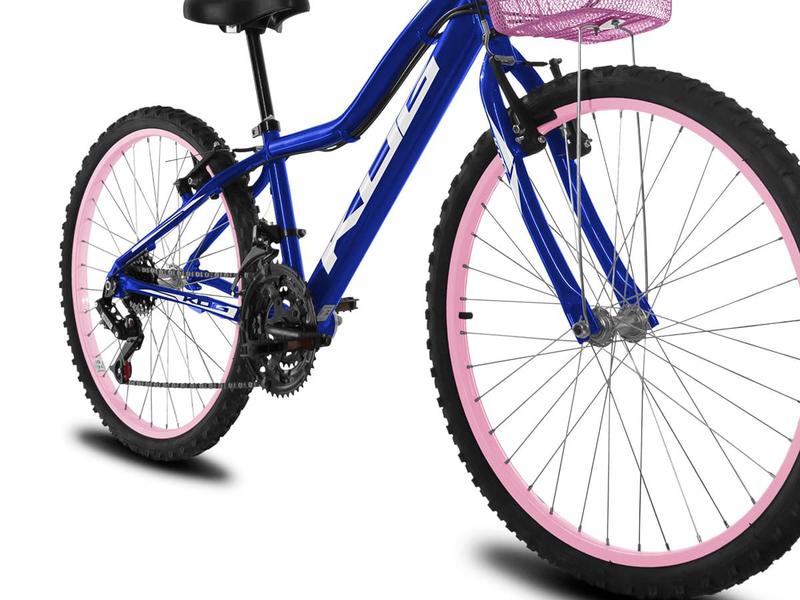 Imagem de Bicicleta Infantil Aro 24 Alumínio KOG Feminina 18v Shimano