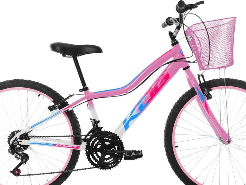 Imagem de Bicicleta Infantil Aro 24 Alumínio KOG Feminina 18v Shimano