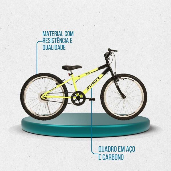 Imagem de Bicicleta Infantil Aro 24 Athor Legacy S/M Masculina Mtb