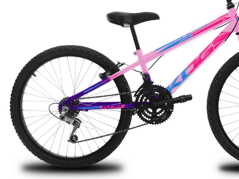 Imagem de Bicicleta Infantil Aro 24 KOG Feminina 18V Shimano e Cesta