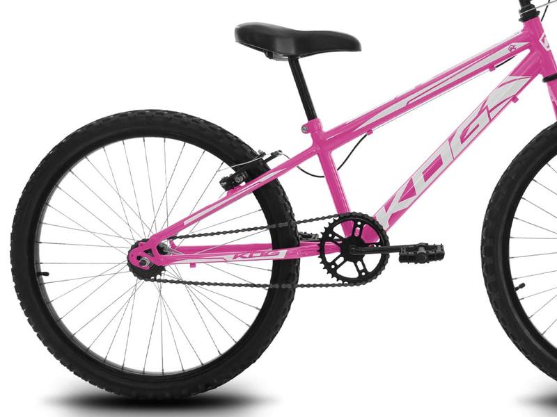 Imagem de Bicicleta Infantil Aro 24 KOG Feminina com Cestinha