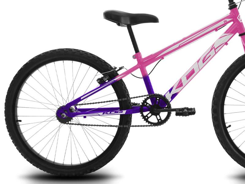 Imagem de Bicicleta Infantil Aro 24 KOG Feminina com Cestinha