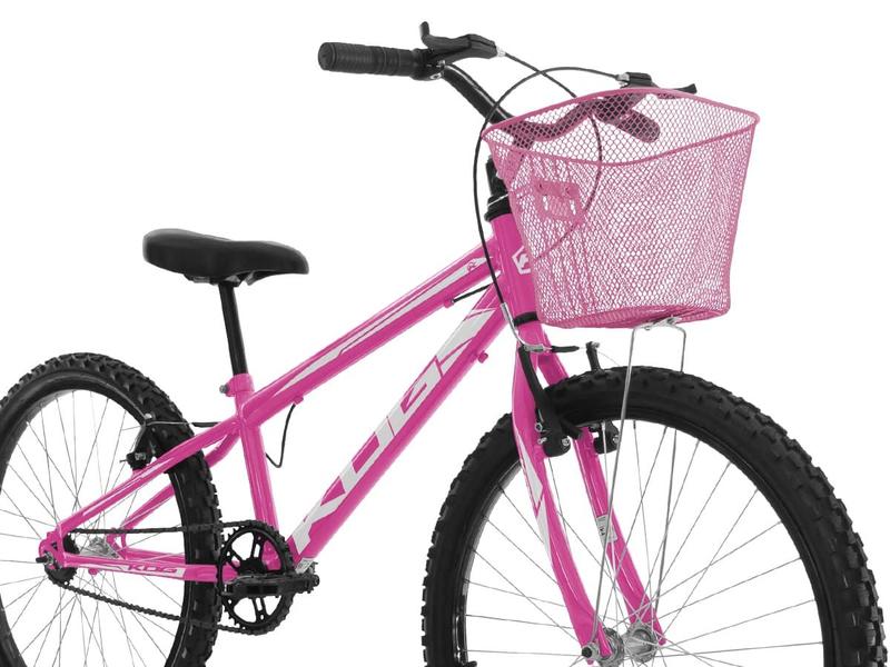 Imagem de Bicicleta Infantil Aro 24 KOG Feminina com Cestinha