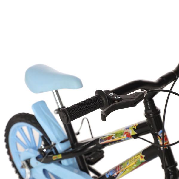 Imagem de Bicicleta Infantil Aro16 Vellares BY COLLI Super Boy Preto/azul