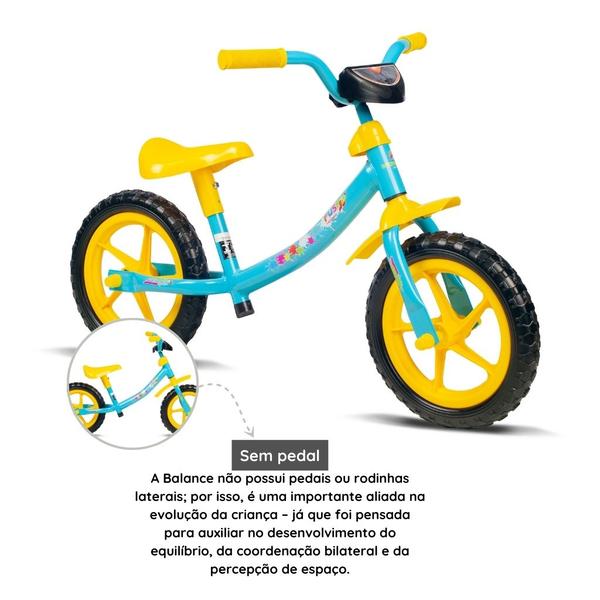 Imagem de Bicicleta Infantil Balance Push Azul e Amarelo - Verden