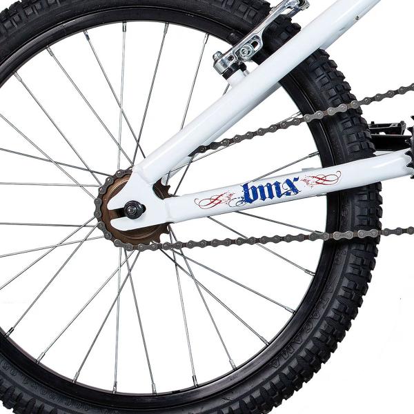 Imagem de Bicicleta Infantil BMX Cross 2016 Aro 20 Branco Azul Caloi