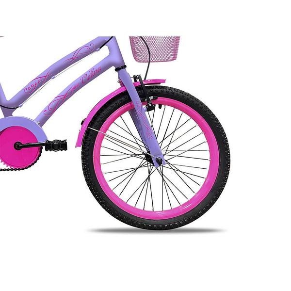 Imagem de Bicicleta Infantil Colli Celina Aro 20 com Cestinha