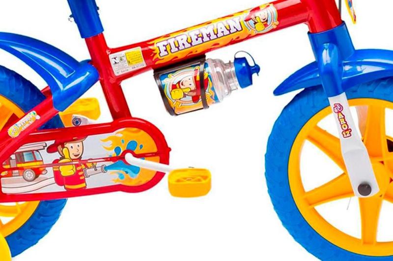 Imagem de Bicicleta Infantil Criança Fireman Aro 12 - Nathor