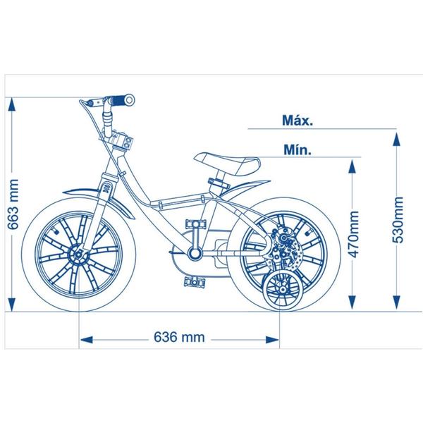 Imagem de Bicicleta Infantil de Alumínio Aro 14 De 4 a 6 Anos Feminina FirstPro Com Capacete