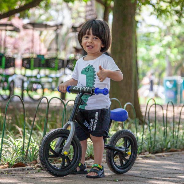 Imagem de Bicicleta Infantil de Equilíbrio Azul Aro 12 Zippy Toys