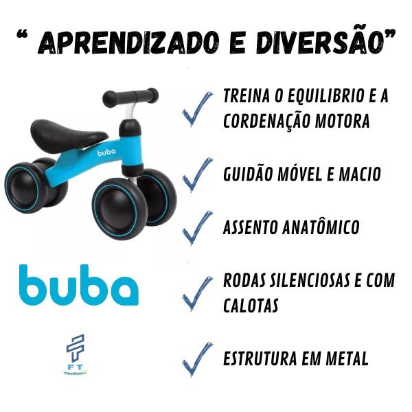 Imagem de Bicicleta Infantil de equilibrio bebê sem pedal Azul Buba