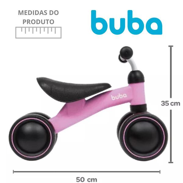 Imagem de Bicicleta Infantil de equilibrio bebê sem pedal Rosa Buba