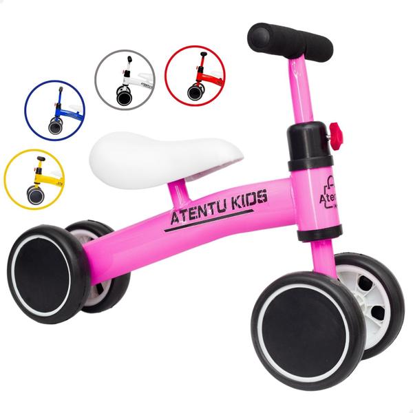 Bicicleta Infantil De EquilĂbrio Sem Pedal 4 Rodas - ATENTU Bicicleta Infantil De EquilĂbrio Sem Pedal 4 Rodas - ATENTU