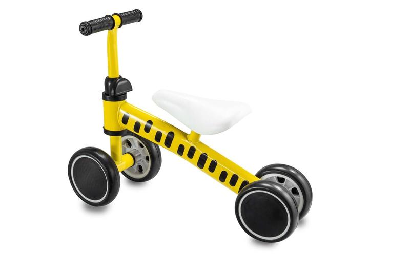 Imagem de Bicicleta Infantil Equilibrio 4 Rodas Amarela Sem Pedal - Multmaxx