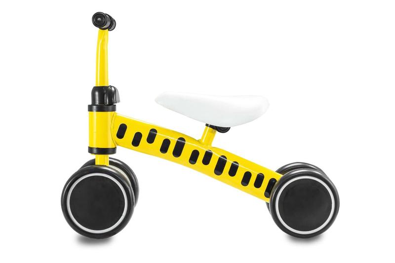 Imagem de Bicicleta Infantil Equilibrio 4 Rodas Amarela Sem Pedal - Multmaxx