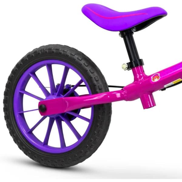 Imagem de Bicicleta Infantil Equilíbrio Balance Bike Feminina Nathor