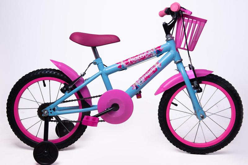 Imagem de Bicicleta Infantil Feminina Aro 16 - Azul - Personagem